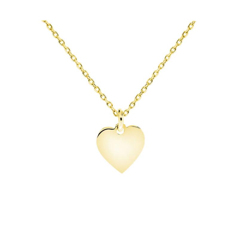 Pendentif cœur Excellence plaqué OR 18K 3 MIC