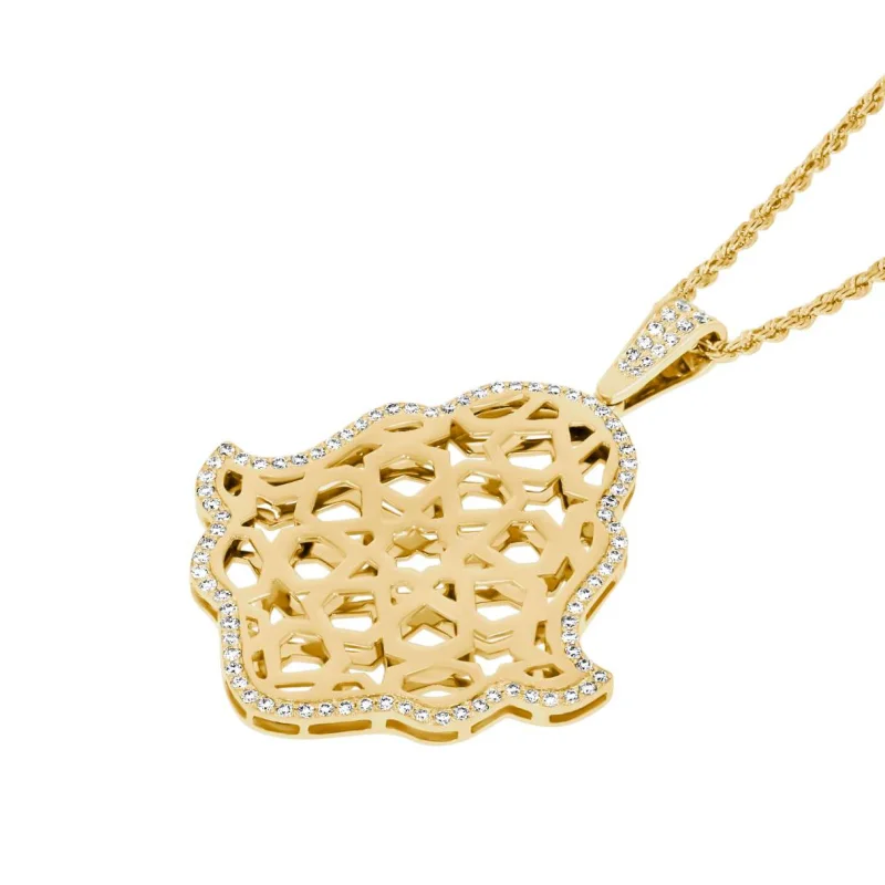 Pendentif Khmissa réversible...