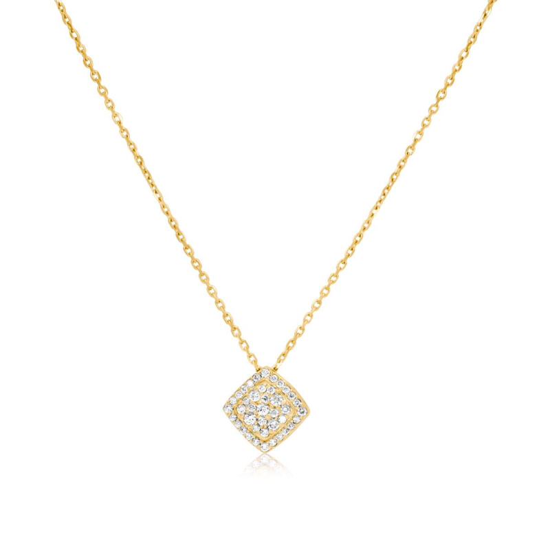 Collier Excellence Or jaune 750/1000 & Diamants