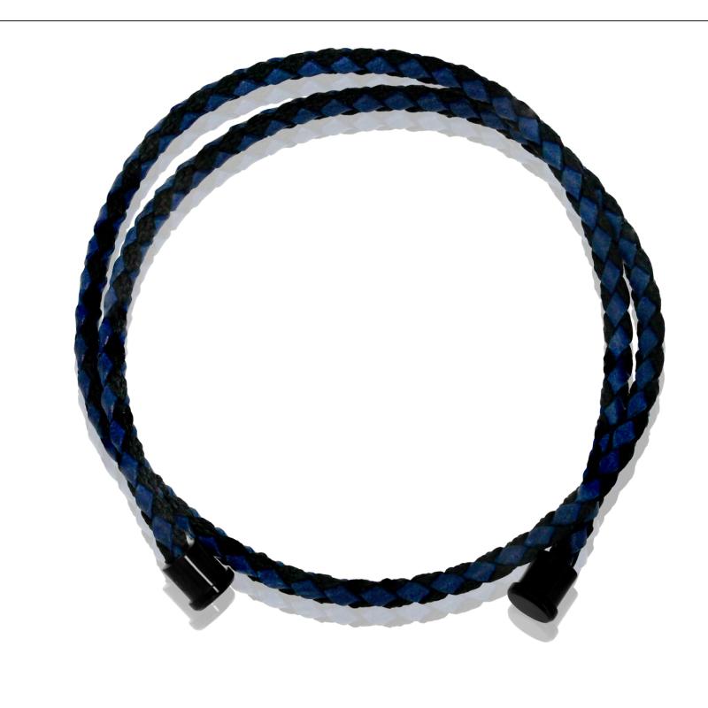 Cuir bleu 3mm DB Excellence Caméléon Acier 316L W