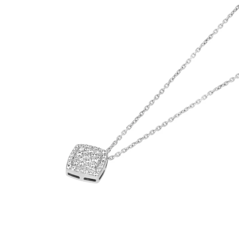 Collier pendentif carré Excellence Or... Collier pendentif carré Excellence Or...