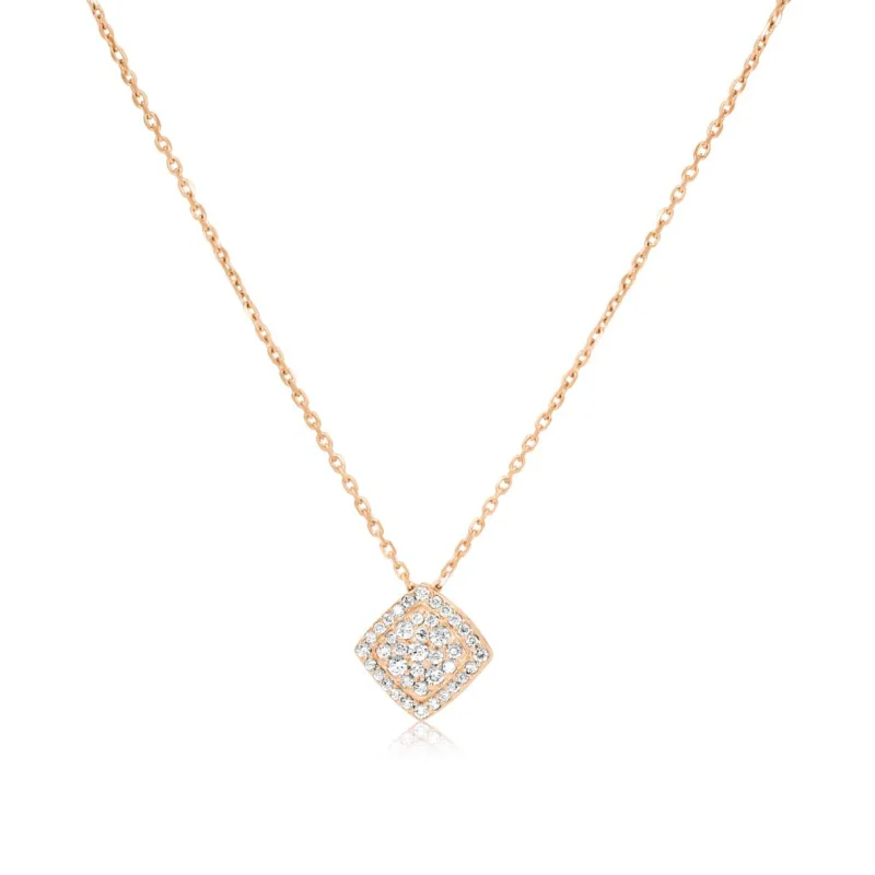 Collier pendentif carré Excellence Or... Collier pendentif carré Excellence Or...