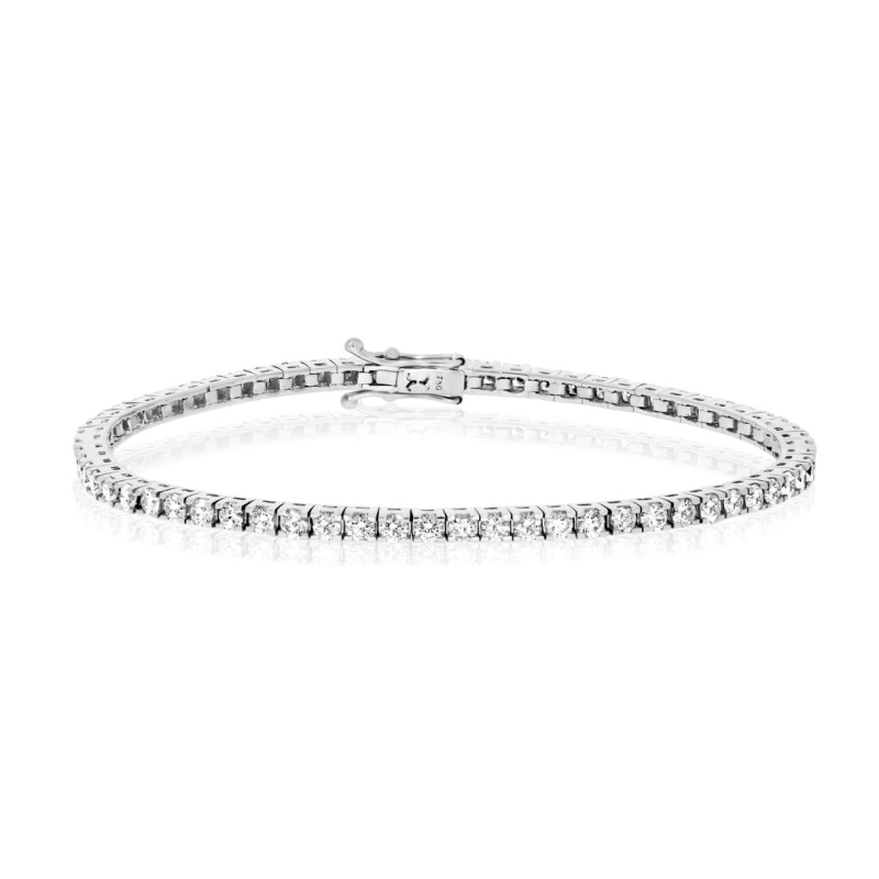 Rivière Excellence Or gris 750/1000 & Diamants