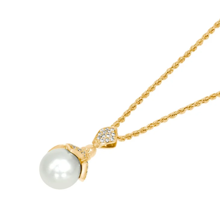 Pendentif Flower Excellence Or jaune 750/1000, FWP &... 2