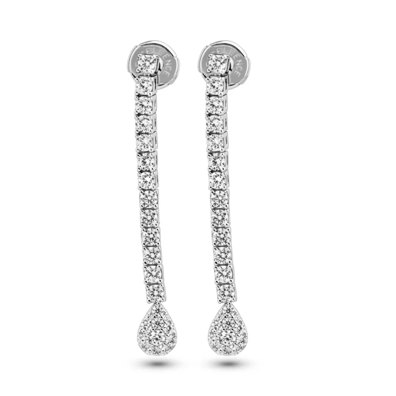 Boucles rivière Excellence Argent 925 Rh Boucles rivière Excellence Argent 925 Rh