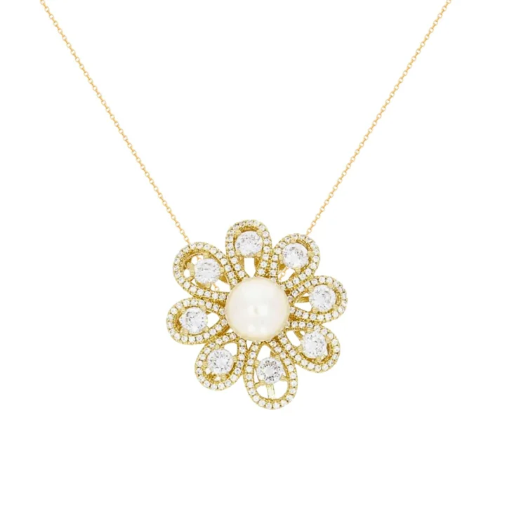 Pendentif Excellence Joaillerie Plaqué Or 18K 3Mic