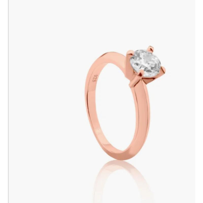 Solitaire Excellence Argent 925 RG