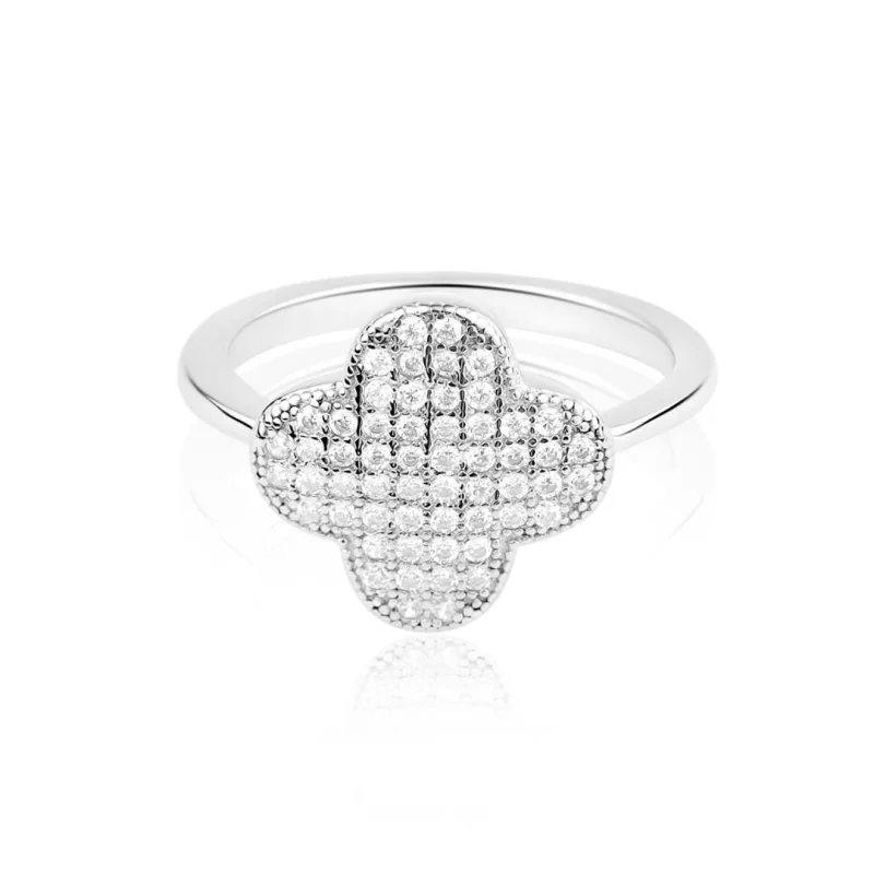 Bague Trefle Excellence Argent 925 RH Bague Trefle Excellence Argent 925 RH