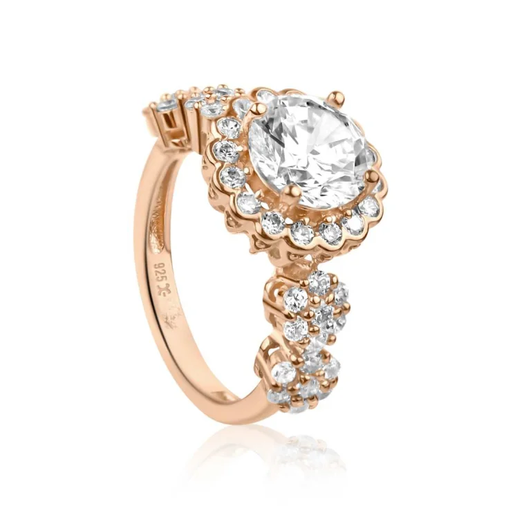 Bague Marguerite Excellence Argent 925 R.Gold 2