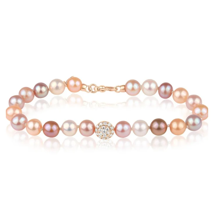 Bracelet Excellence Or rose 750/1000 & Diamants
