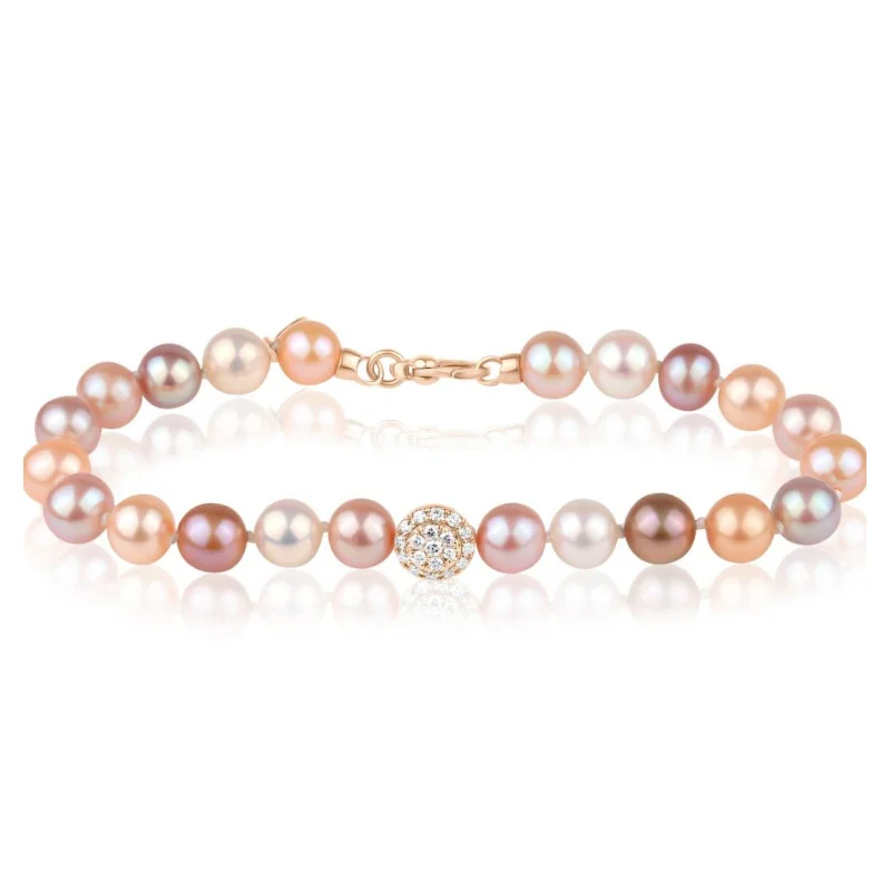 Bracelet Excellence Or rose 750/1000 & Diamants Bracelet Excellence Or rose 750/1000 & Diamants