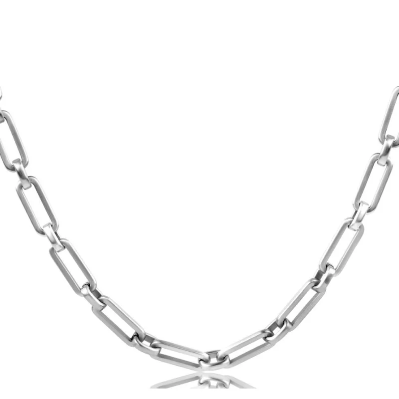 Collier Forçat large Acier 316L gris profond Collier Forçat large Acier 316L gris profond