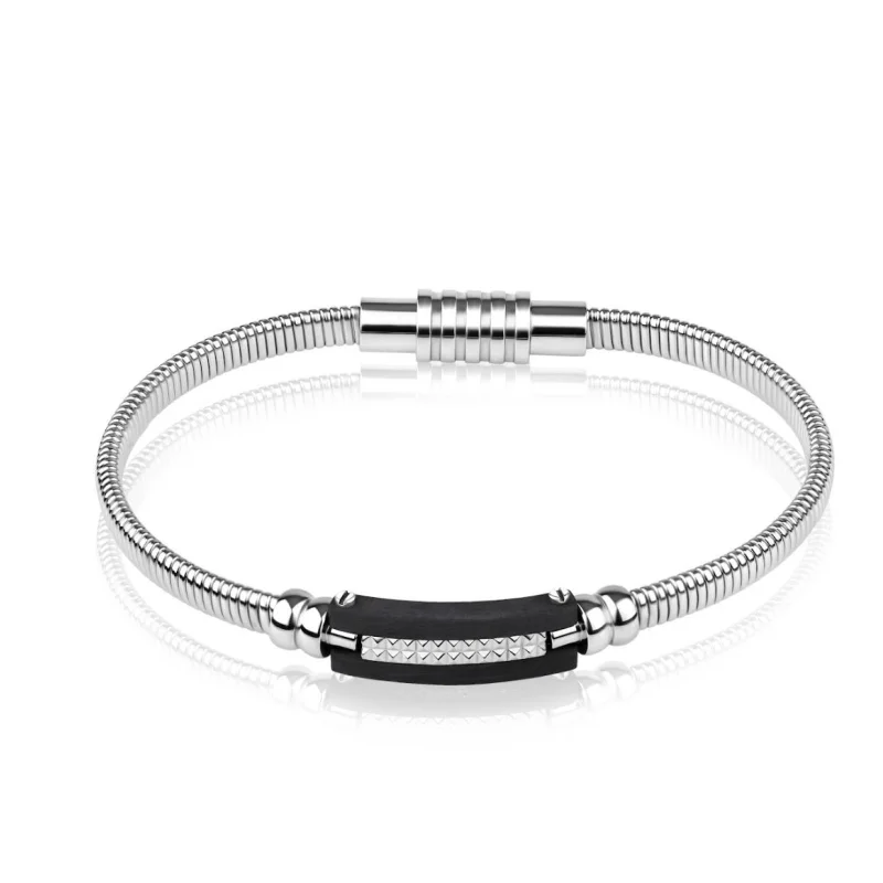Bracelet Excellence Acier 316L & carbone