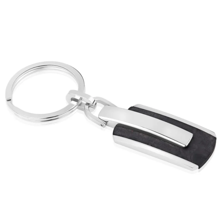 Porte-clés Excellence Acier 316L & carbone