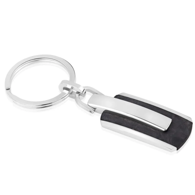 Porte-clés Excellence Acier 316L & carbone Porte-clés Excellence Acier 316L & carbone