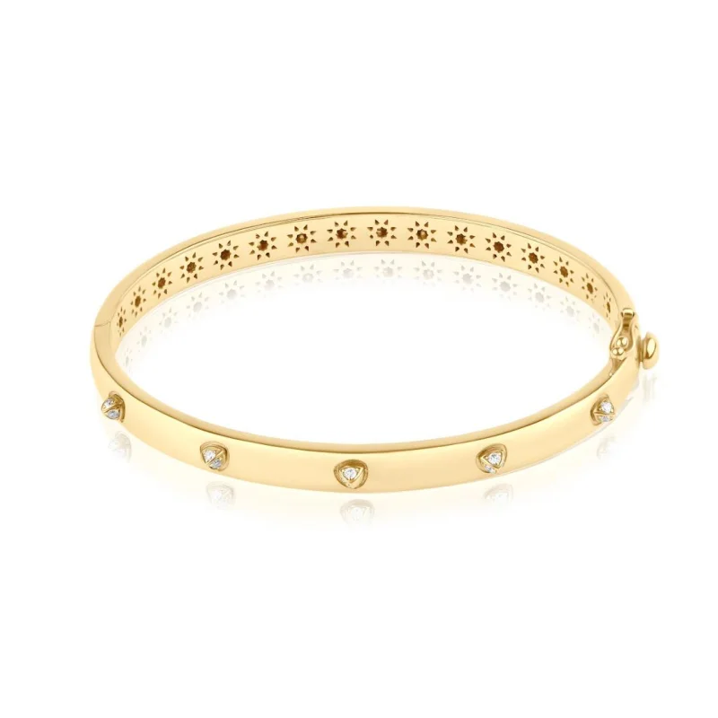 Bracelet Excellence Or jaune 750/1000 & Diamants