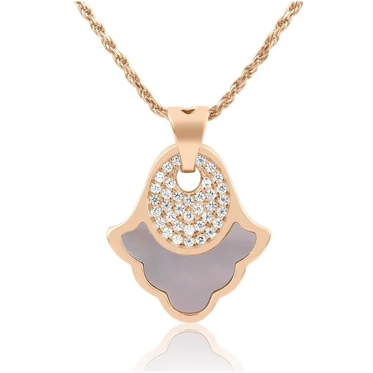 Pendentif Main Nacre Excellence Argent 925 RG