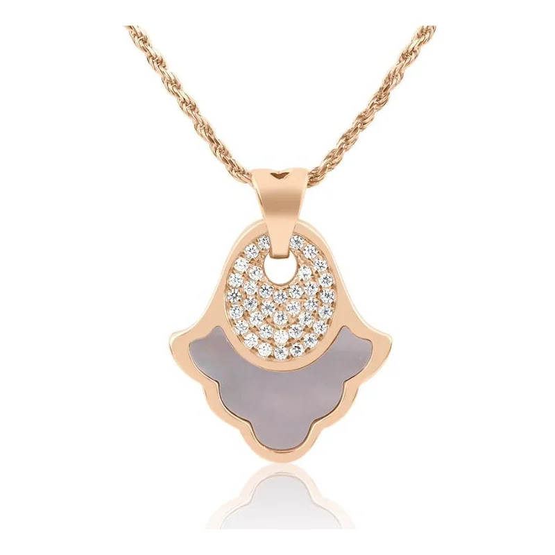 Pendentif Main Nacre Excellence Argent 925 RG