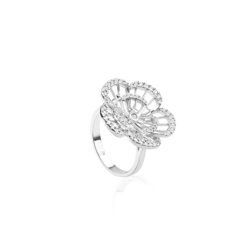 Bague Flower Excellence Argent 925 Rh
