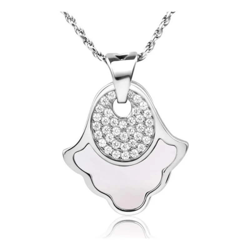 Pendentif Main Nacre Excellence Argent 925 Rh