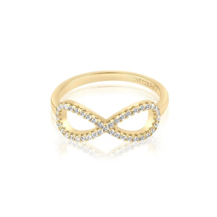 Bague Infini Excellence Plaqué Or 18K 3Mic
