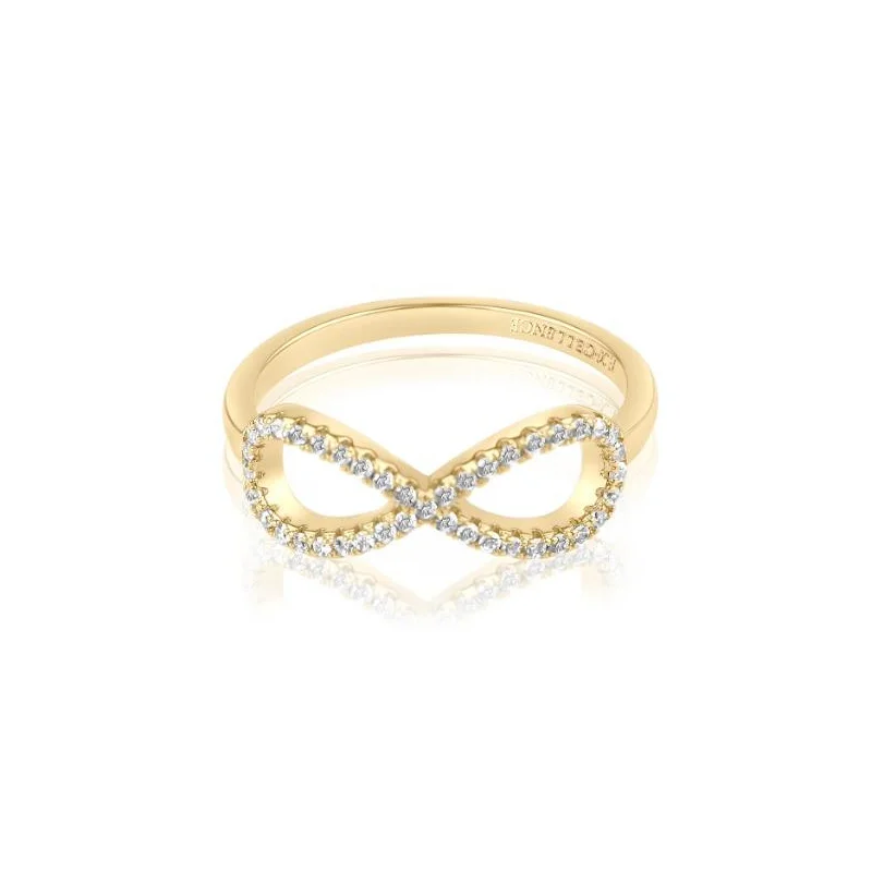 Bague Infini Excellence Plaqué Or 18K 3Mic Bague Infini Excellence Plaqué Or 18K 3Mic