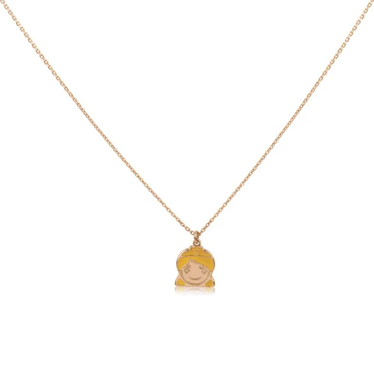 Pendentif princesse Excellence plaqué Or 18K 3Mic