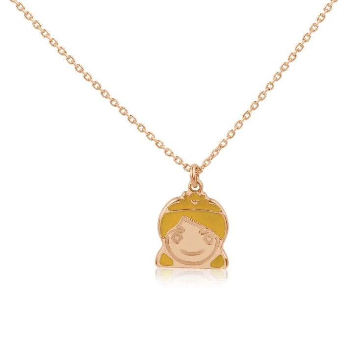 Pendentif princesse Excellence plaqué Or 18K 3Mic 2