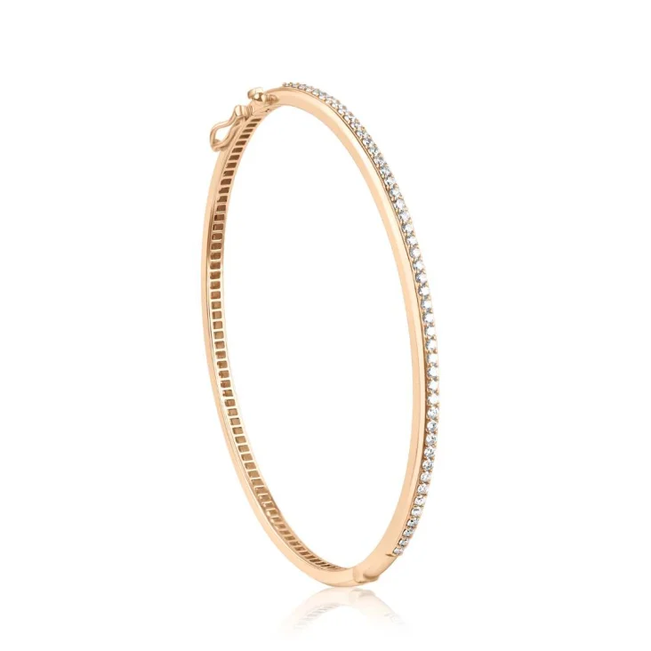 Bracelet Excellence Or rose 750/1000 & Diamants 2
