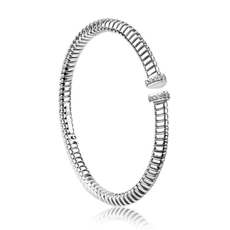 Bracelet Excellence Or gris 750/1000 & Diamants 2