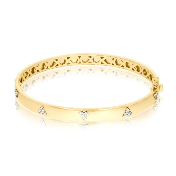 Bracelet Excellence Or jaune 750/1000 & Diamants