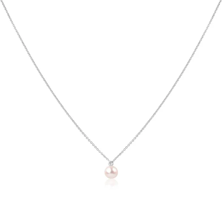Collier Excellence Or gris 750/1000, FWP & Diamants