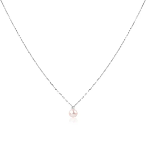 Collier Excellence Or gris 750/1000, FWP & Diamants