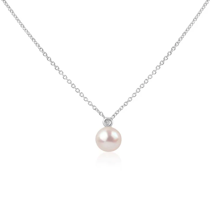 Collier Excellence Or gris 750/1000, FWP & Diamants 2