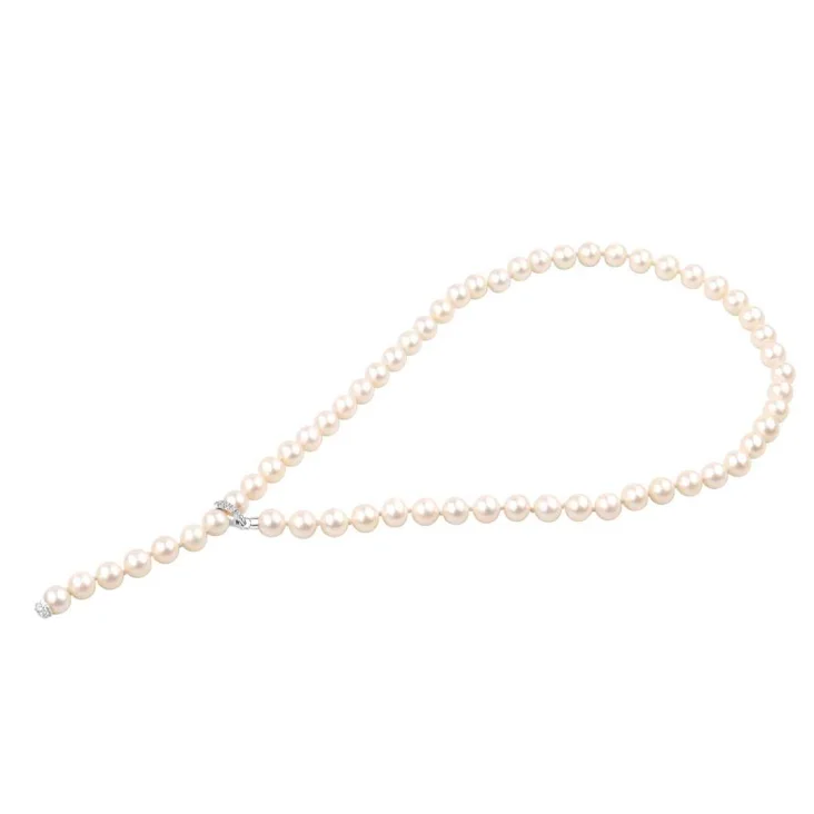 Collier Cravate Excellence Perles D'eau Douce Or 18K... 2