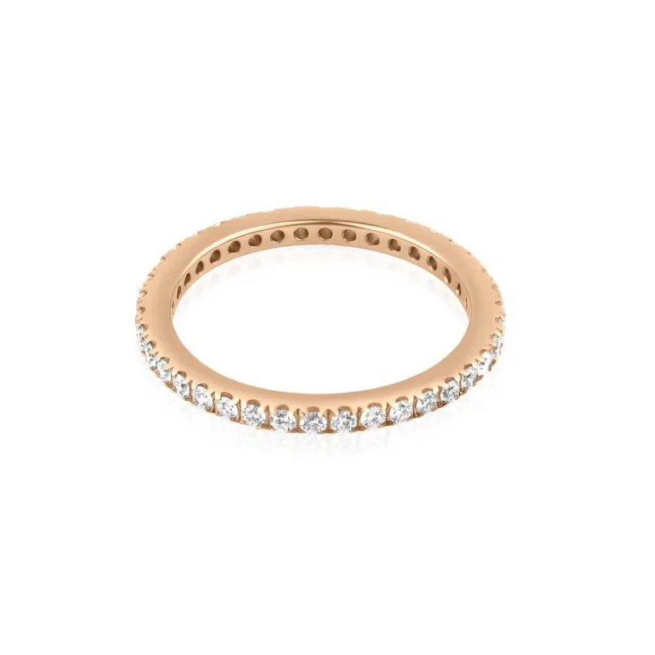 Alliance complète Excellence Or rose 750/1000 & Diamants