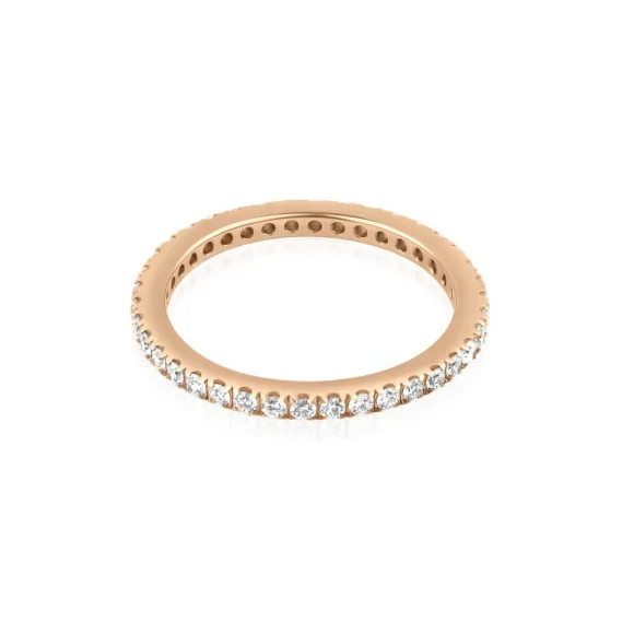 Alliance complète Excellence Or rose 750/1000 & Diamants