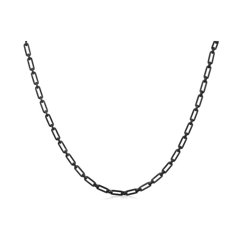 Collier Forçat large Acier 316L gris profond Collier Forçat large Acier 316L gris profond