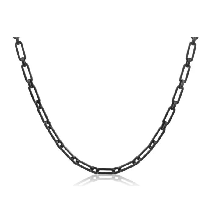 Collier Forçat large Acier 316L gris profond