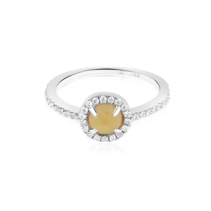 Margueritte Excellence Argent 925 Rh & CT