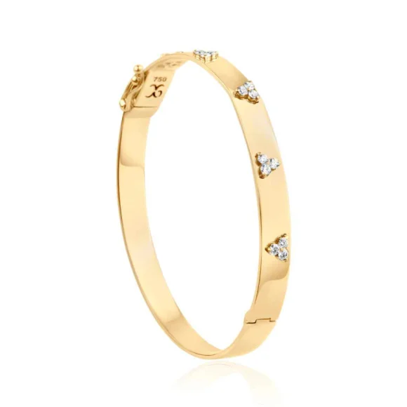 Bracelet Excellence Or jaune 750/1000 & Diamants