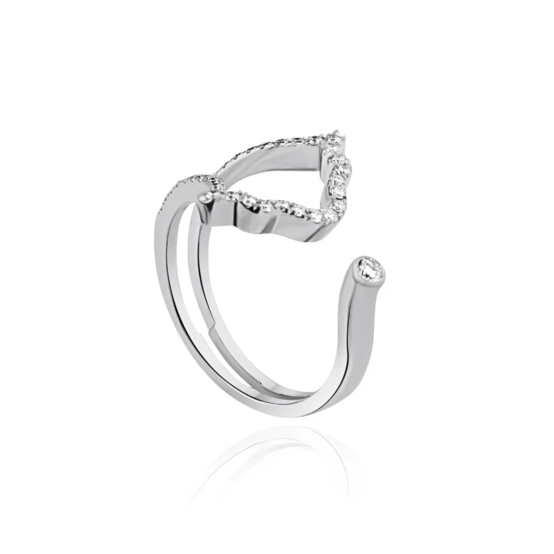 Bague khmissa Excellence Or gris...
