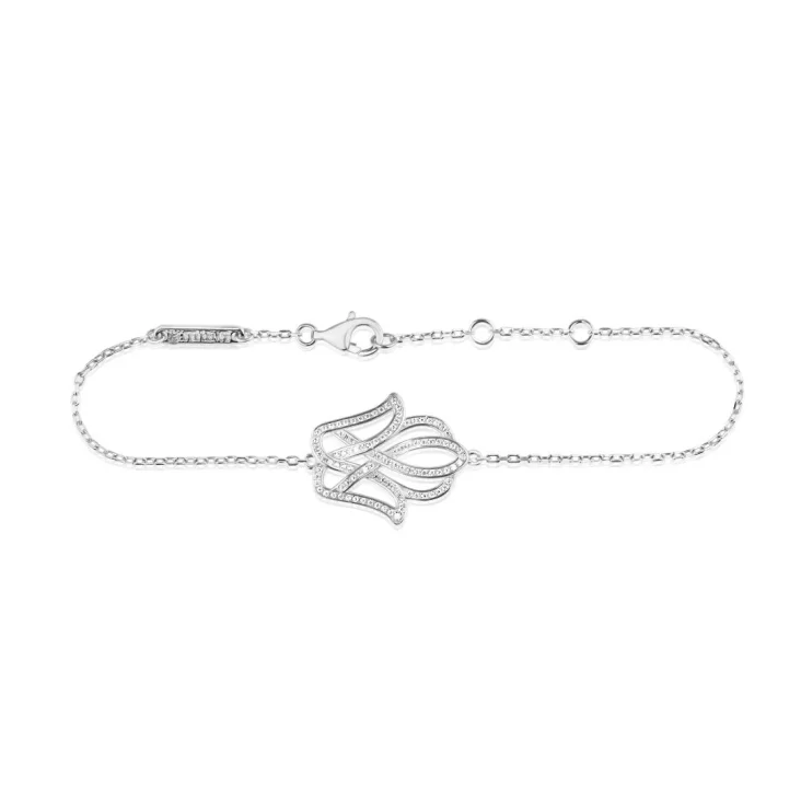 Gourmette Khmissa Excellence Argent 925 Rh
