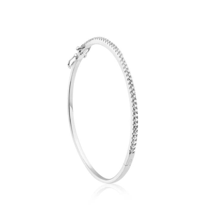 Bracelet rivière Excellence Argent 925 Rh 2