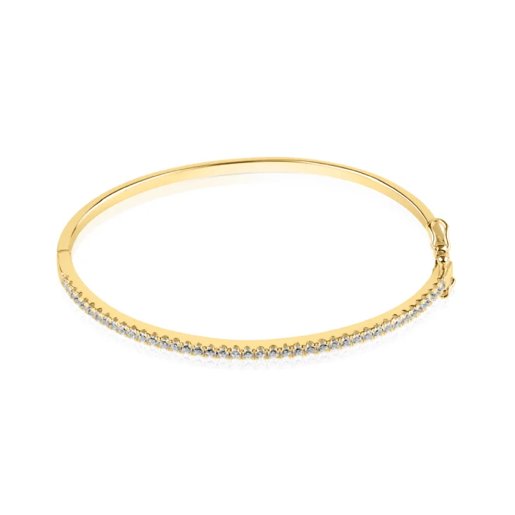 Bracelet rivière Excellence Plaqué Or 18K 3Mic