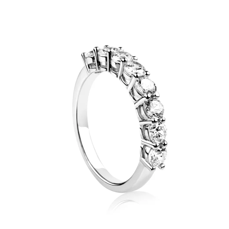 Demi alliance Excellence Argent 925 Rh 2