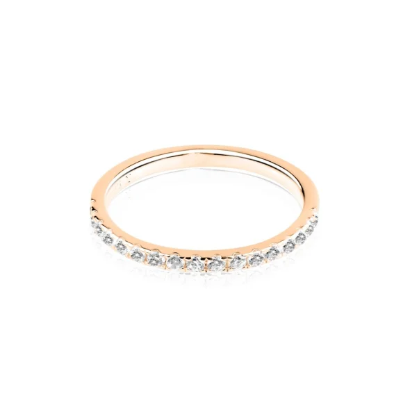 Demi alliance Excellence Argent 925 R.Gold