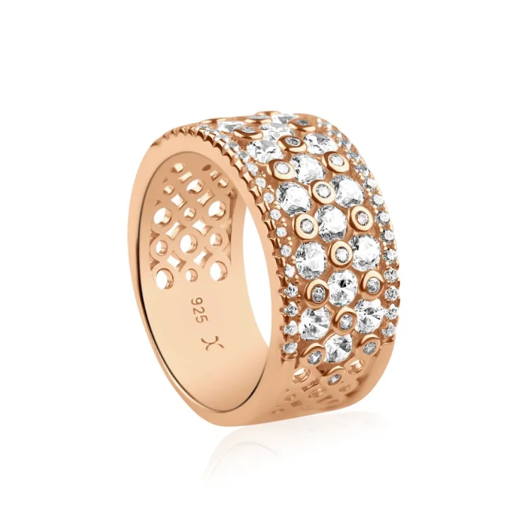 Bague Excellence Argent 925 R.Gold 2