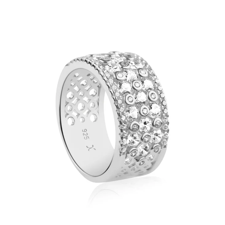 Bague Excellence Argent 925 Rh 2