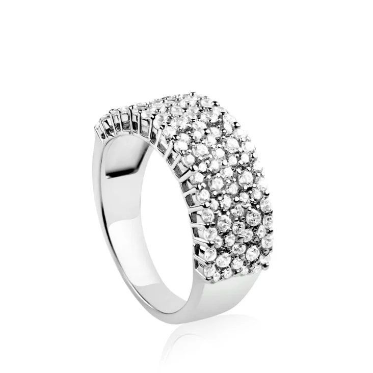 Bague Excellence Argent 925 Rh 2